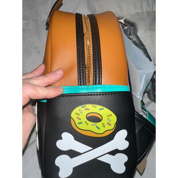 Scooby Doo Halloween Skeleton Loungefly Backpack, BNWT - Picture 2 of 5
